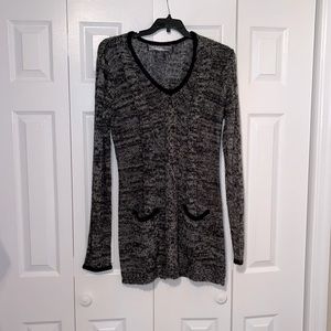 Grey and Black sweater dress